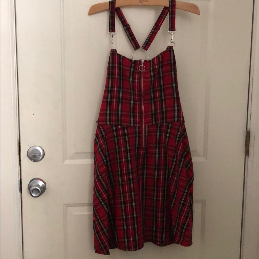 Xxl Hot Topic Plaid Jumper Skirtall pockets!!
